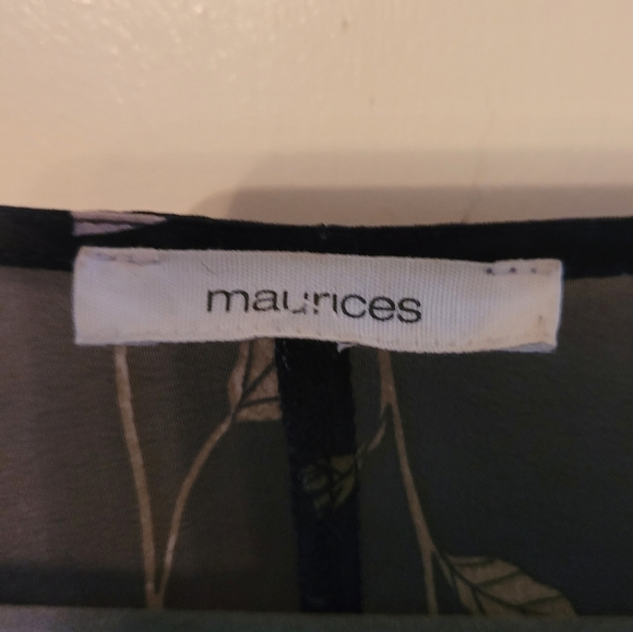 Maurices Floral Sheer Kimono Cold Shoulder - OS - Picture 2 of 7